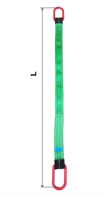 Zawiesie pasowe pętlowe C-2 - długość zawiesia