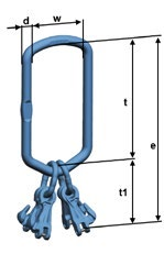 Schemat wymiarowy pewag VLXKWP 4