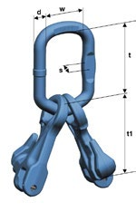 Schemat wymiarowy pewag VSXKWP 2